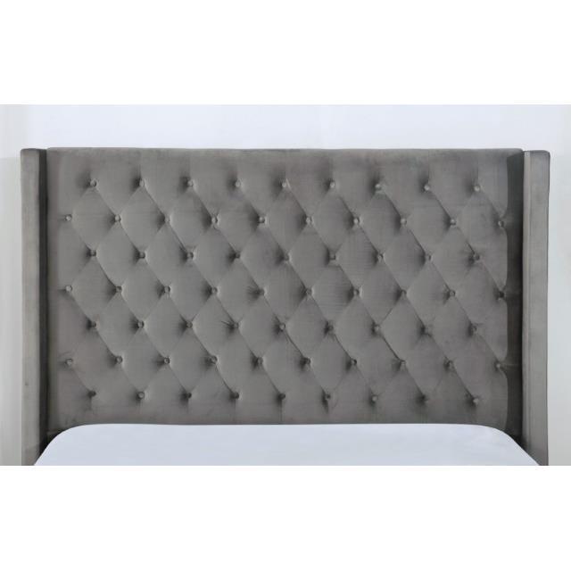 Large Picture of Furniture of America Ryleigh FM7141GY-EK-BED King Bed