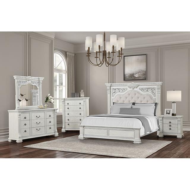Large Picture of Furniture of America Promenade FM70001WH-N Nightstand