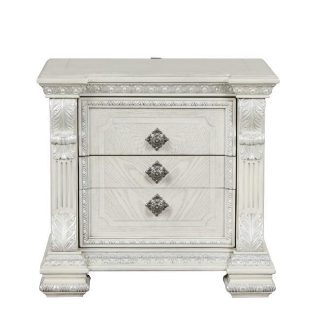 Large Picture of Furniture of America Promenade FM70001WH-N Nightstand