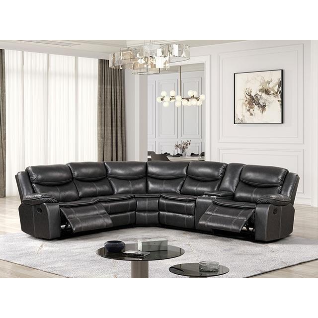 Large Picture of Furniture of America Gatria CM6982DG-SECT Sectional