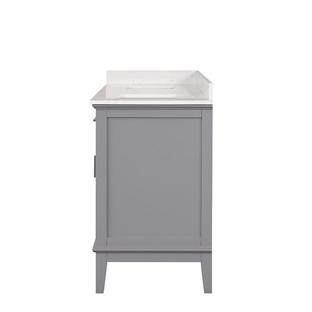Large Picture of Furniture of America Oliva TM-CT006WH-80+06GY Vanity Set