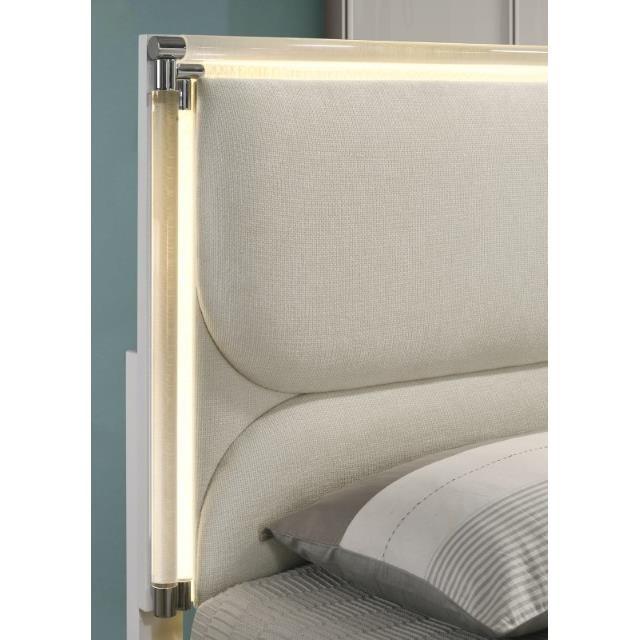 Large Picture of Furniture of America Lareina FM72081WH-T-BED Twin Bed