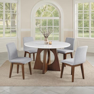 Furniture of America Ostbirk FM37011WN-RT Round Table