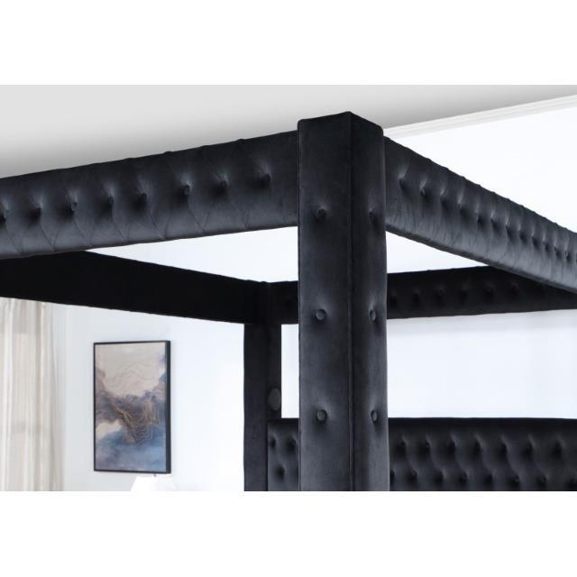 Large Picture of Furniture of America Etherea CM7482BK-EK-BED