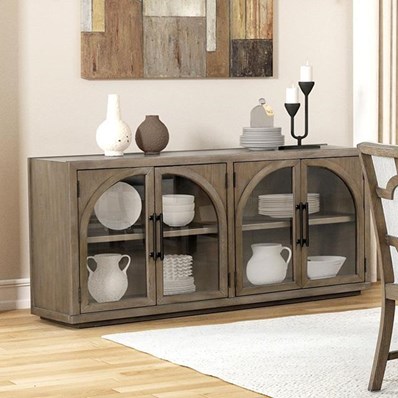 Furniture of America Clements FM3411AK-SV Sideboard