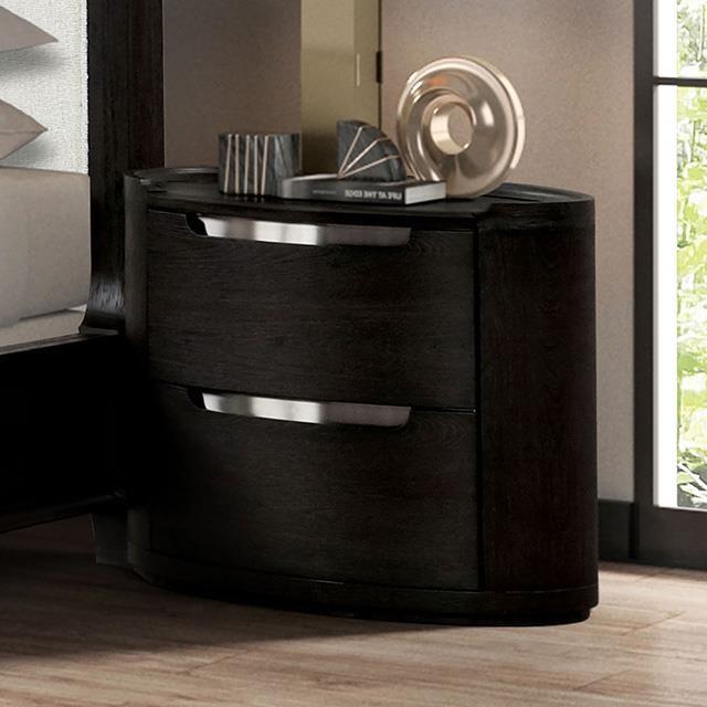Furniture of America Osterley FM71500BK-N Nightstand
