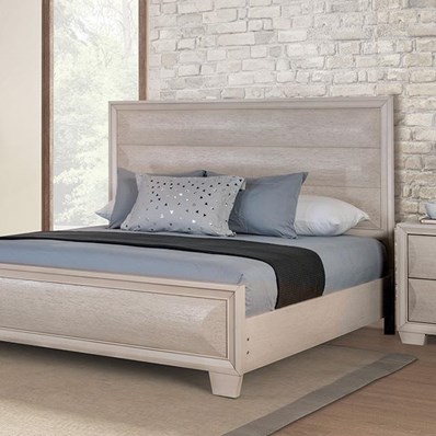 Furniture of America Hinwitz FM7399WH-EK-BED King Bed