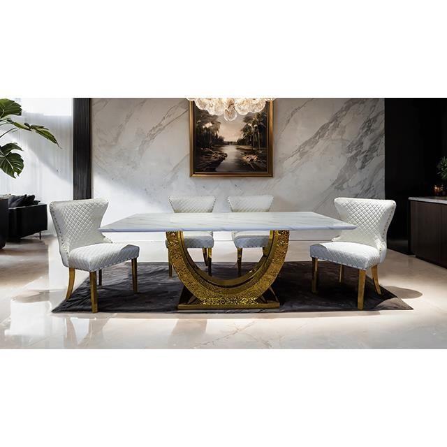 Large Picture of Furniture of America Portanova FM33003GD-T-7PC-15BK
