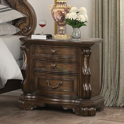 Furniture of America Leovanni FM70003DB-N Nightstand