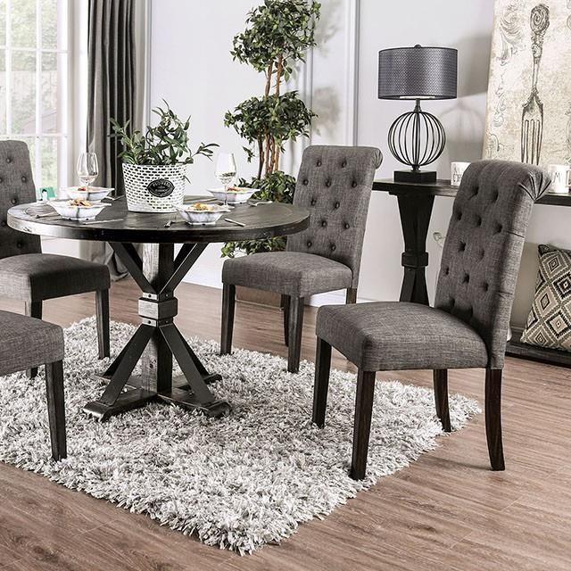 Large Picture of Furniture of America Alfred CM3735RT-5PC-GY
