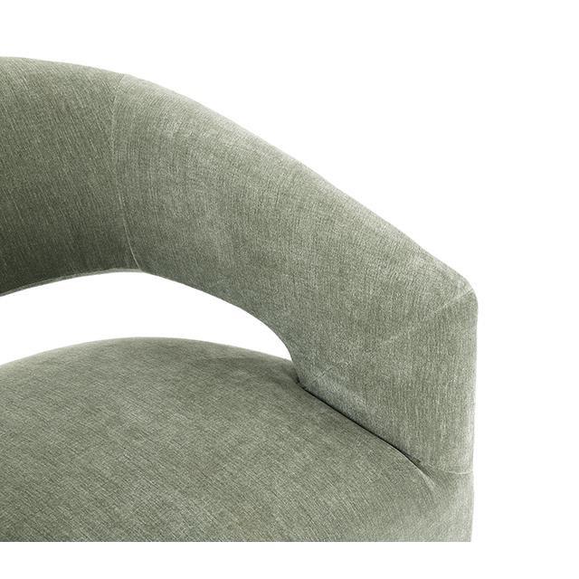 Large Picture of Furniture of America Tresa FM-AC3002GR Arm Chair with Casters
