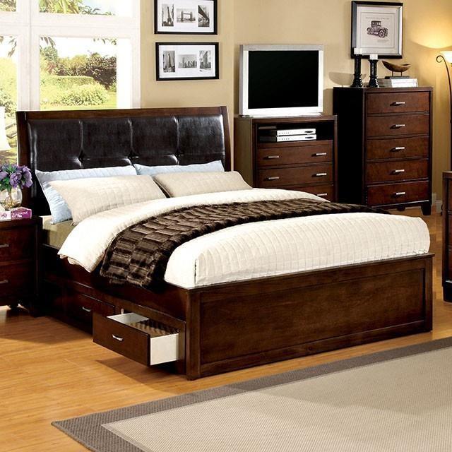 Large Picture of Furniture of America Enrico CM7067Q-BED Queen Bed