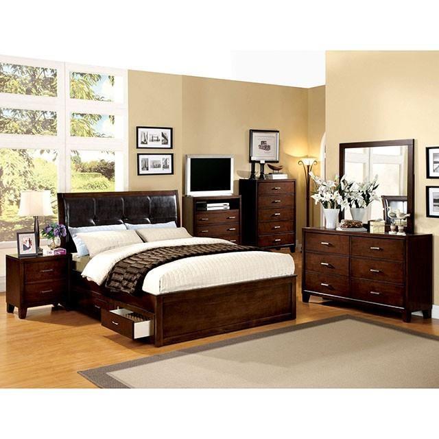 Large Picture of Furniture of America Enrico CM7067Q-BED Queen Bed