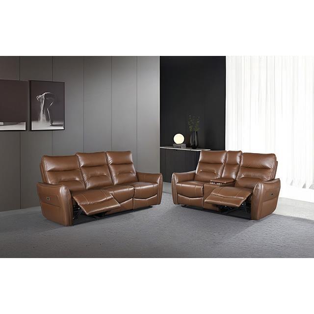 Large Picture of Furniture of America Terentius FM69006BR-LV-PM Power Loveseat