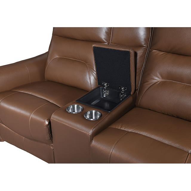 Large Picture of Furniture of America Terentius FM69006BR-LV-PM Power Loveseat