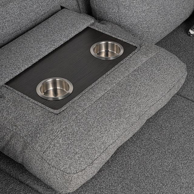 Large Picture of Furniture of America Chatham FM64005GY-SECT-R Sectional