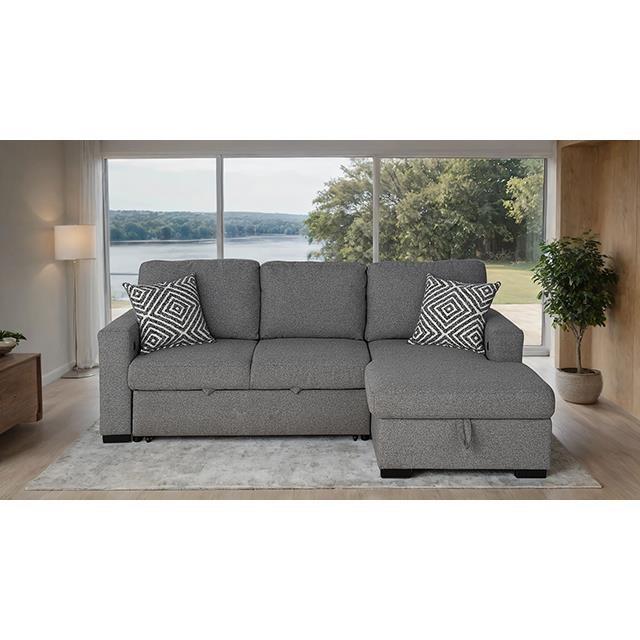 Large Picture of Furniture of America Chatham FM64005GY-SECT-R Sectional