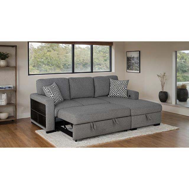 Large Picture of Furniture of America Chatham FM64005GY-SECT-R Sectional