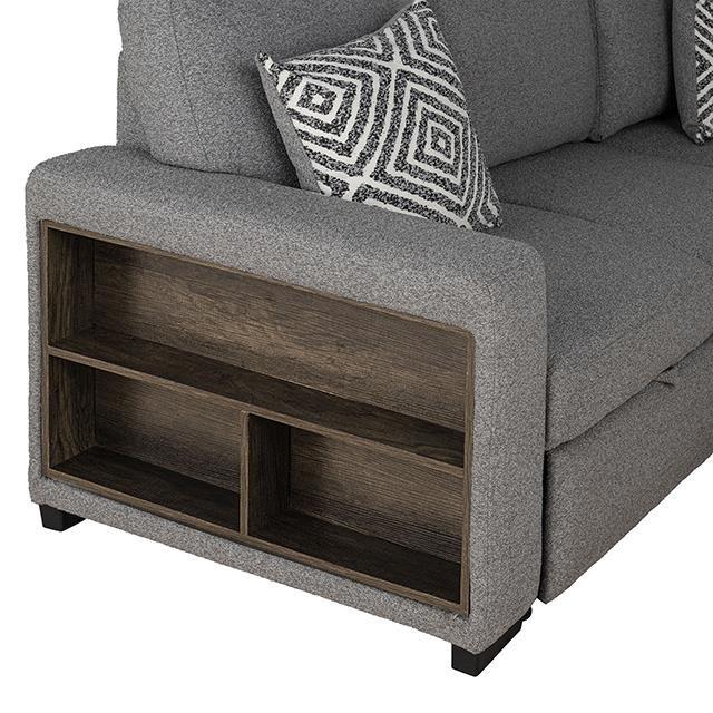 Large Picture of Furniture of America Chatham FM64005GY-SECT-R Sectional