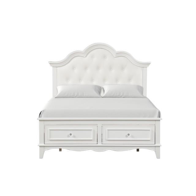Large Picture of Furniture of America Naucalpan FM7456WH-F-BED Full Storage Bed