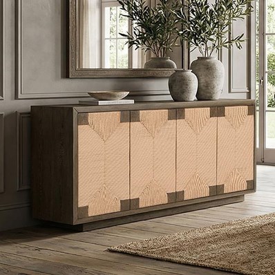 Furniture of America Casoria FM34008DW-SV Sideboard