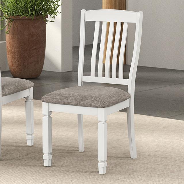 Furniture of America Pendola FM3427WH-SC-2PK Set Of 2 Side Chair