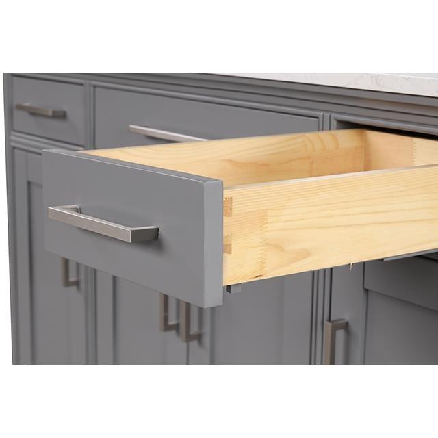 Large Picture of Furniture of America Soline TM-CT003WH-48+03GY Vanity Set