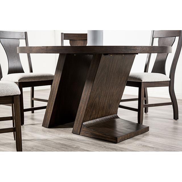 Large Picture of Furniture of America Holsworthy FM3600ES-RT-5PC 5 Pc Dining Table Set