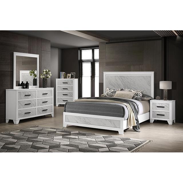 Large Picture of Furniture of America Darlene FM72018WH-N Nightstand