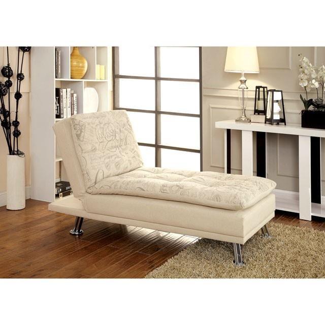 Large Picture of Furniture of America Hauser CM2677WT-CE Chaise