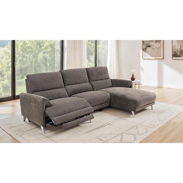 Large Picture of Furniture of America Brande CM9938BR-SECT-PM-R