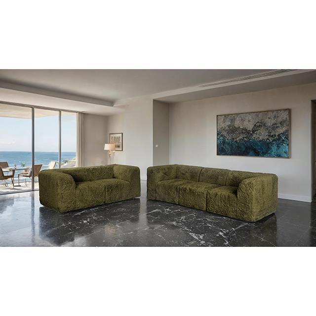 Large Picture of Furniture of America Nappi FM62102GR-LV-PK Loveseat