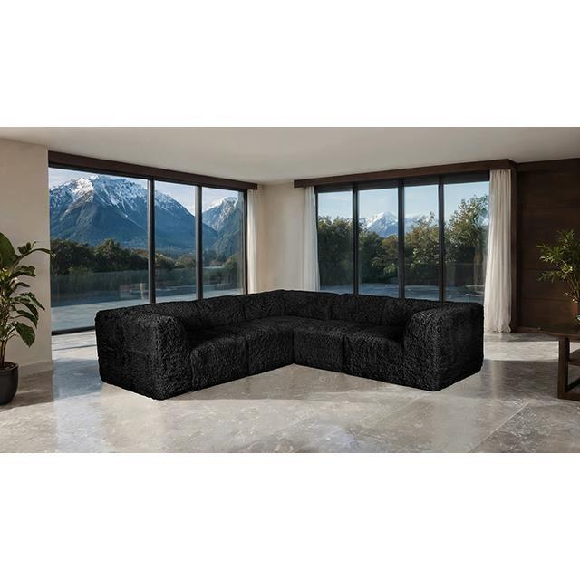 Large Picture of Furniture of America Nappi FM62102BK-SECT-C