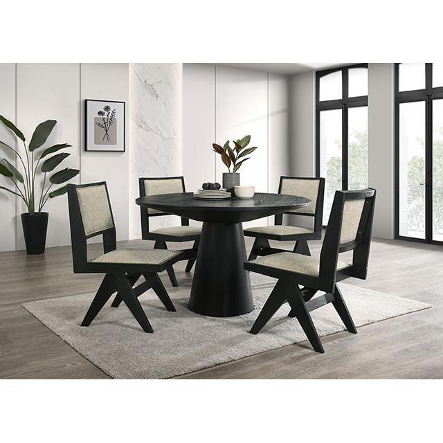 Large Picture of Furniture of America Tottenham FM3222BK-RT-48-TABLE