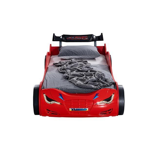 Large Picture of Furniture of America Roadstar FOA7730RD-BED+M5 Car Bed & M5 Mattress