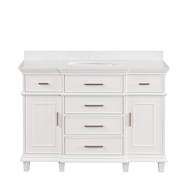 Large Picture of Furniture of America Zadar TM-CT009WH-48+09WH Vanity Set