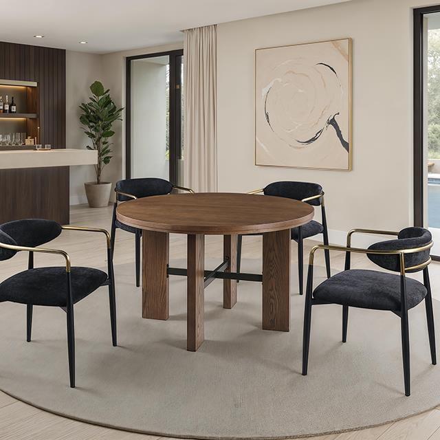 Furniture of America Gaetani FM-GM701BK-T-5PC03BK