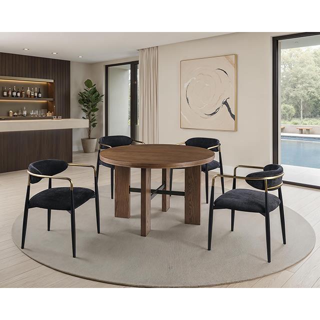 Large Picture of Furniture of America Gaetani FM-GM701BK-T-5PC03BK