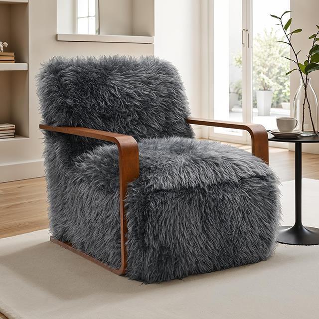Furniture of America Elardo FM-AC6006DG Accent Chair
