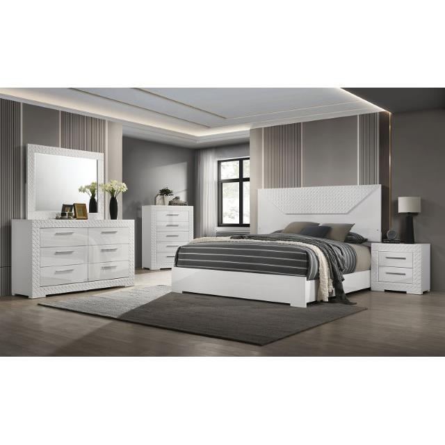Large Picture of Furniture of America Whitby FM7216WH-EK-BED King Bed