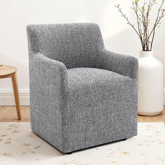 Furniture of America Fico FM3003DG-AC Arm Chair