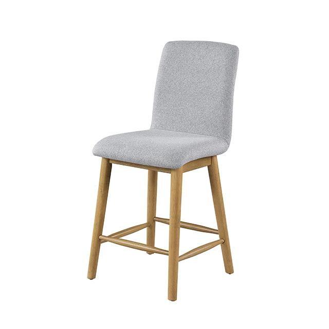 Large Picture of Furniture of America Tangier FM37009NT-PC-2PK Set Of 2 Counter Height Chair