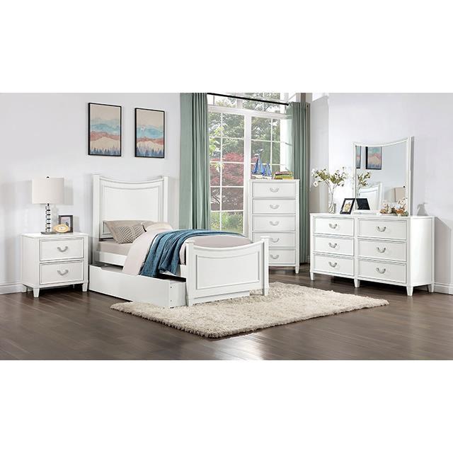 Furniture of America Lycoris CM7477WH-N Nightstand