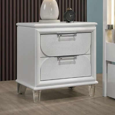 Furniture of America Lareina FM72081WH-N Nightstand