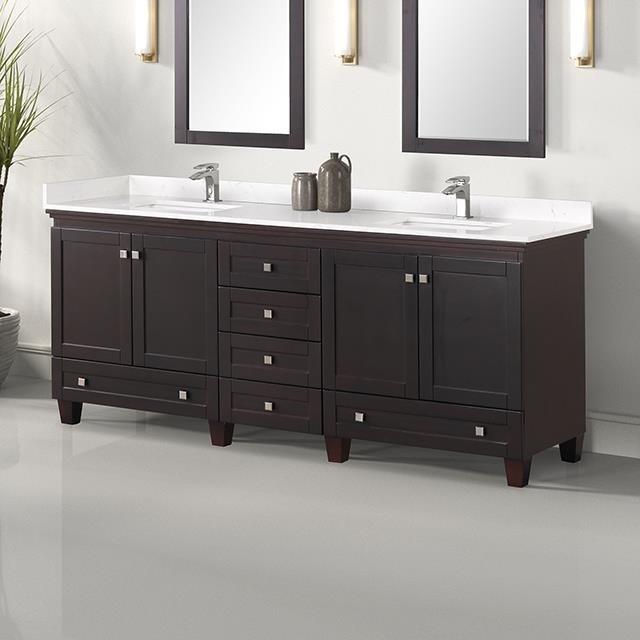 Furniture of America Oliva TM-CT006WH-80+11ES Vanity Set