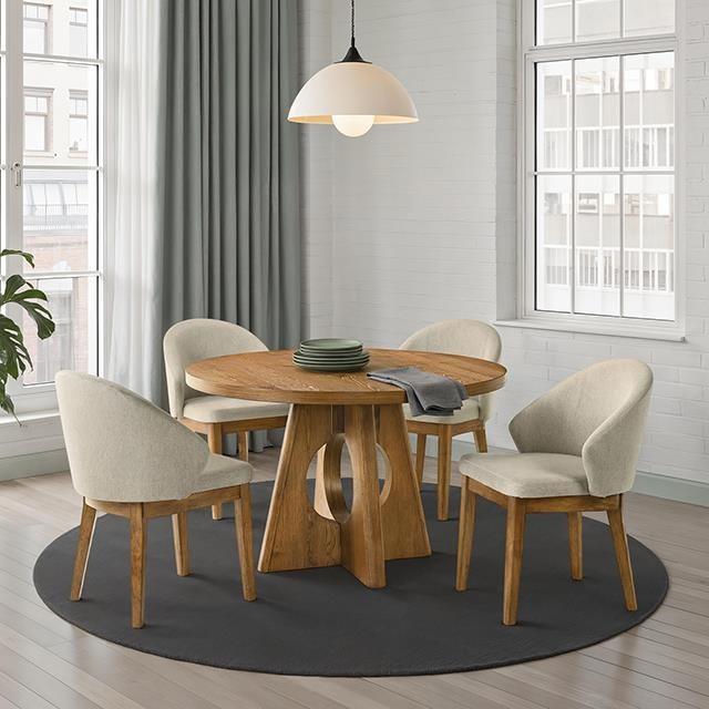 Large Picture of Furniture of America Orsino FM3223WN-AC-2PK Set Of 2 Arm Chair