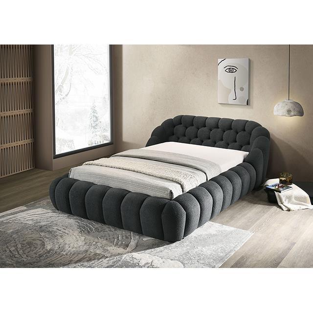 Large Picture of Furniture of America Newquay FM7260BK-Q-BED Queen Bed