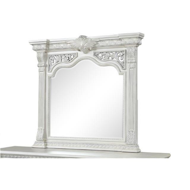 Large Picture of Furniture of America Promenade FM70001WH-M Mirror