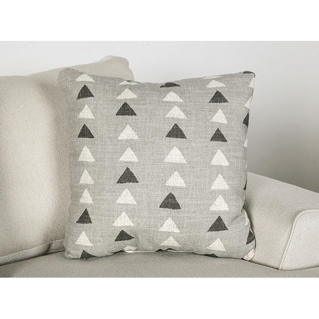 Large Picture of Furniture of America Hyde Park SM1254-LV Loveseat with Pillows