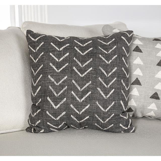 Large Picture of Furniture of America Hyde Park SM1254-LV Loveseat with Pillows
